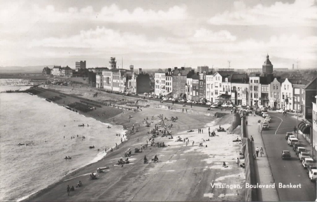 Vlissingen Boulevard Bankert, Verzenden, 1960 tot 1980, Gelopen, Zeeland