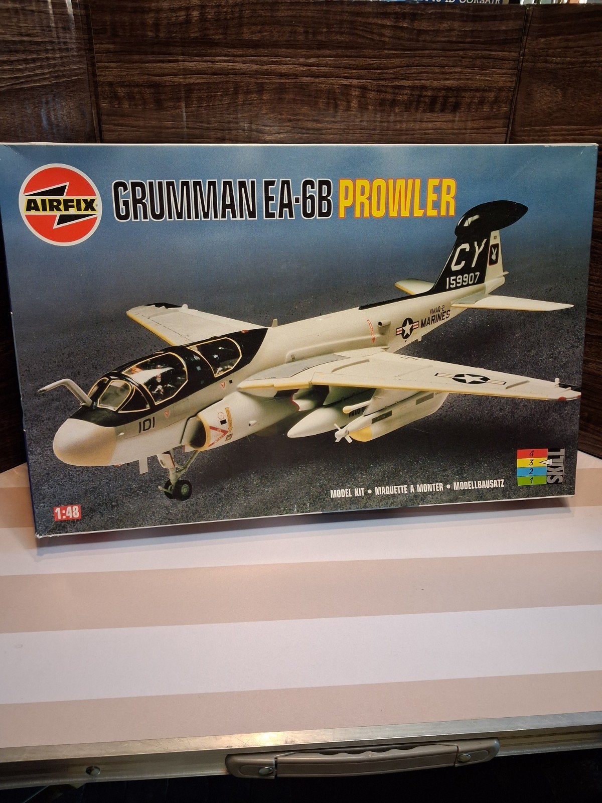 Airfix - Grumman EA-6B Prowler, Overige merken, Ophalen of Verzenden, Zo goed als nieuw, Groter dan 1:72