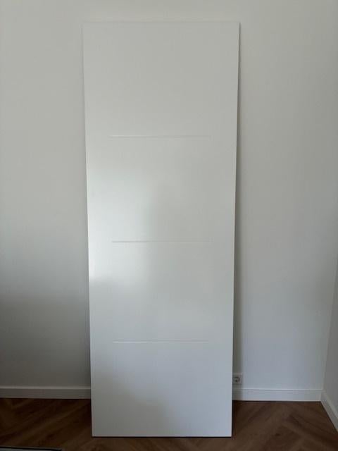 Binnendeur rechts - wit, opdek, 73x211,5, Ophalen, Minder dan 80 cm, Binnendeur, Nieuw