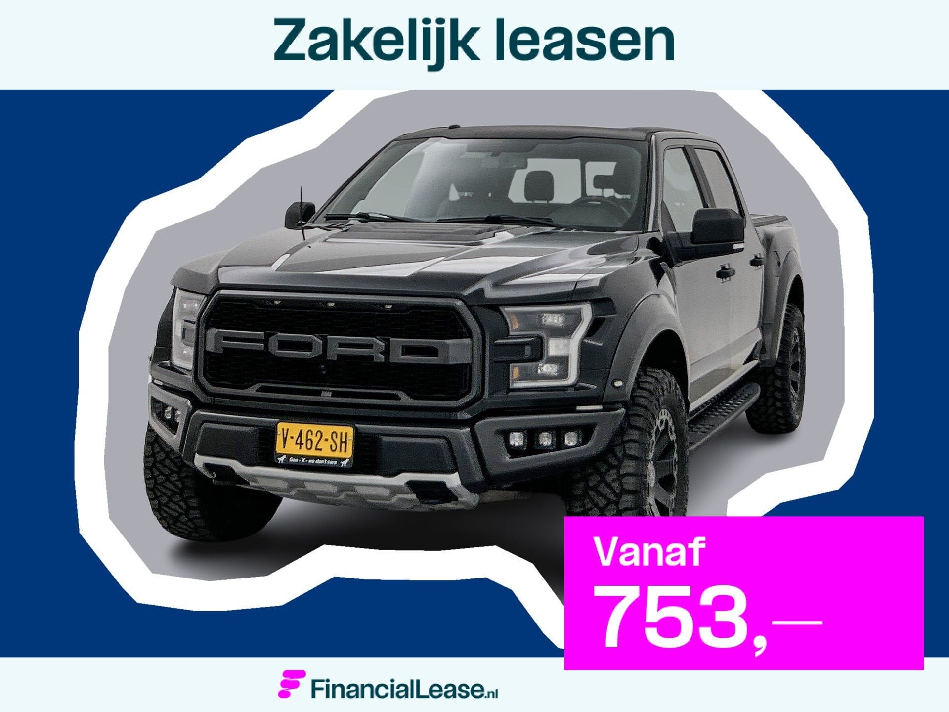 Ford F-150 USA 3.5 V6 Ecoboost SuperCrew Raptor Black Rhino, Automaat, Gebruikt, Met garantie (alle), F-150
