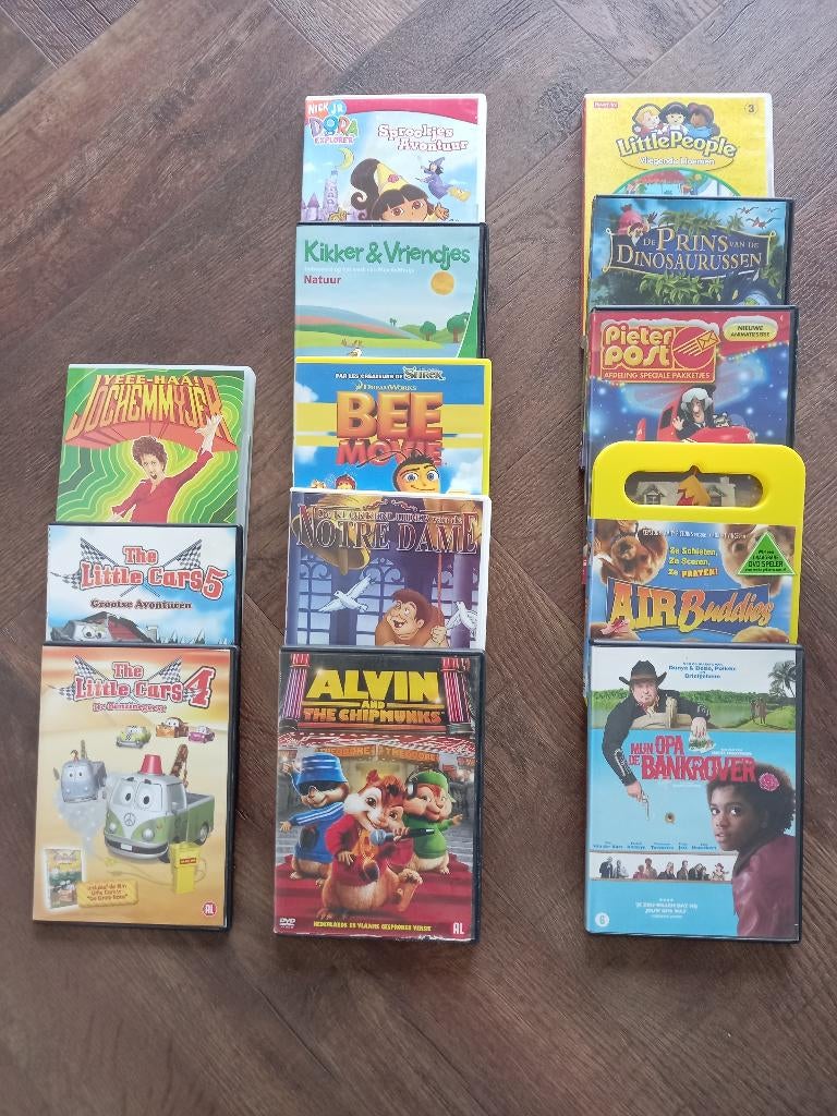 Diverse kinder DVD's gratis, Cd's en Dvd's, Dvd's | Kinderen en Jeugd, Ophalen, Alle leeftijden, Overige genres, Zo goed als nieuw
