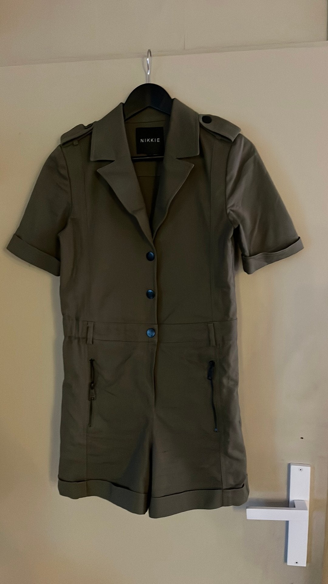 Nikkie playsuit 34, Ophalen of Verzenden, Nieuw, Maat 34 (XS) of kleiner, Groen