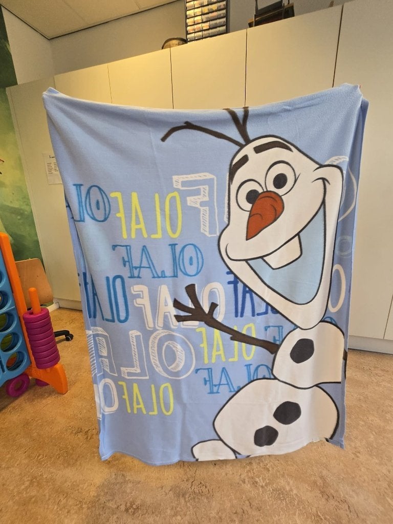Fleece deken Olaf, Ophalen, Gebruikt, Deken