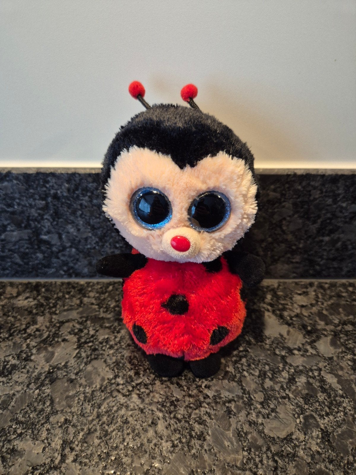 TY - Knuffel Lieveheersbeestje, Kinderen en Baby's, Speelgoed | Knuffels en Pluche, Ophalen of Verzenden, Zo goed als nieuw, Overige typen