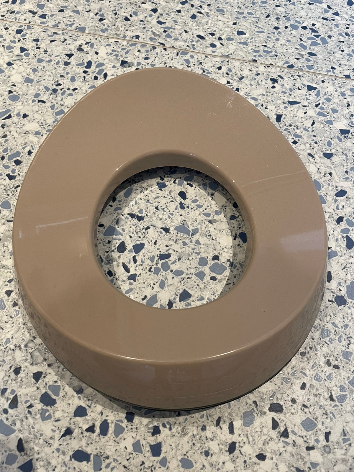 Luma wc bril verkleiner taupe kleur nieuw, Ophalen, Zo goed als nieuw, Overige typen