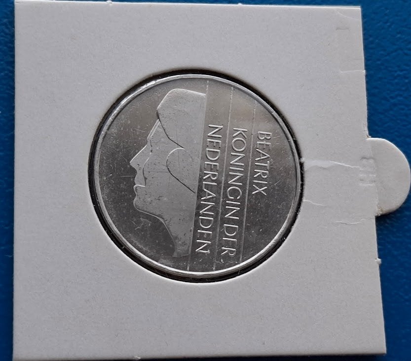 2 1/2 gulden 2000 - Beatrix in munthouder, Verzenden, Koningin Beatrix, 2½ gulden, Losse munt