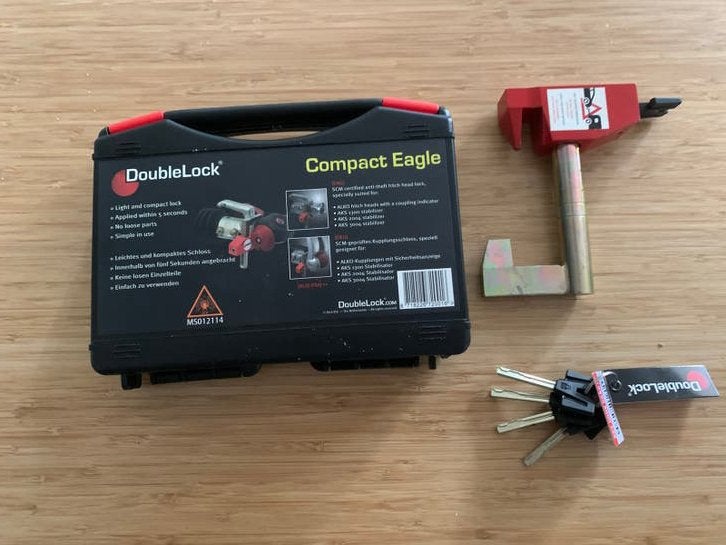 nieuw compact Eagle goedgekeurd koppeling slot caravan, ahw, Ophalen