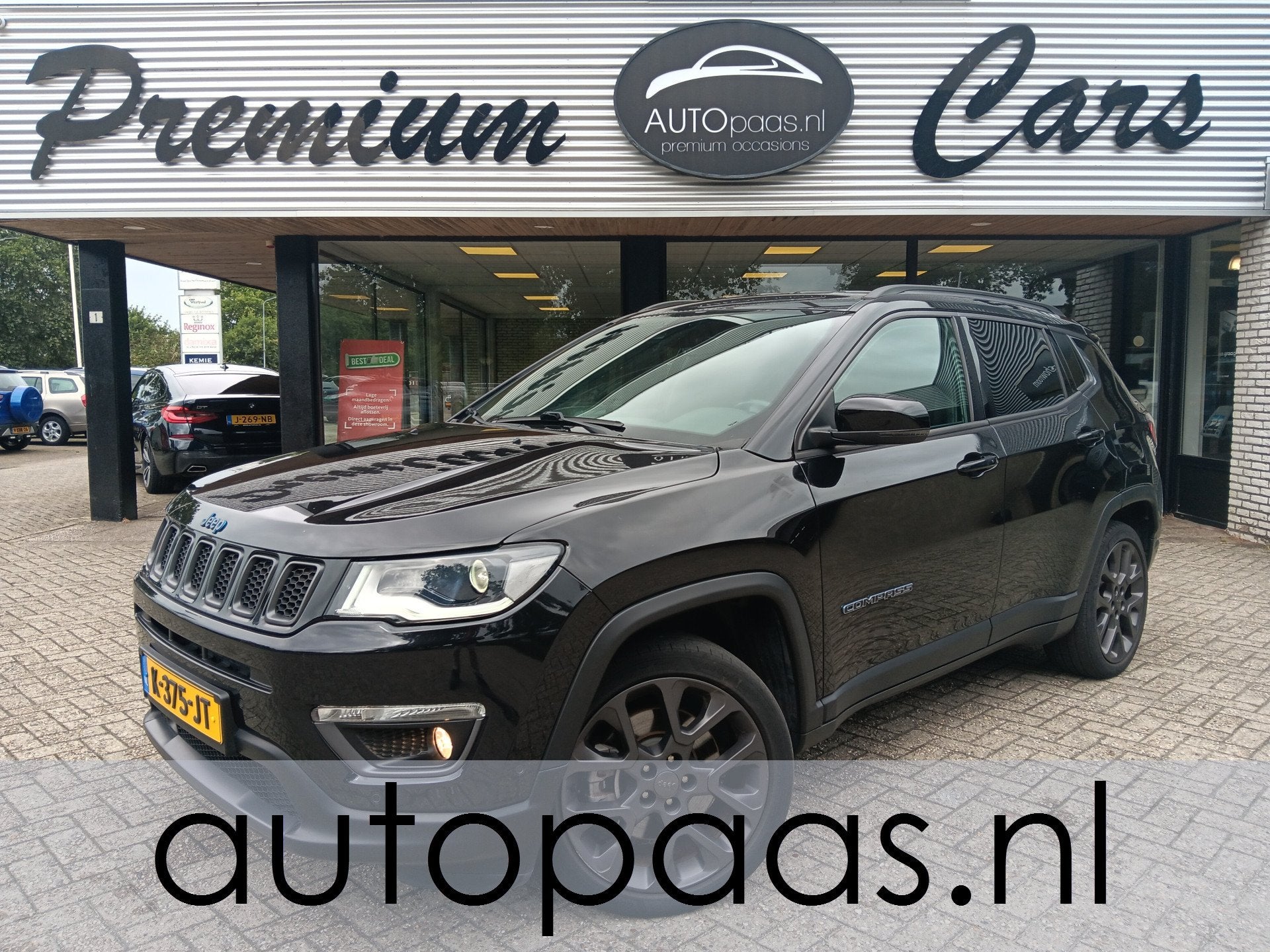 Jeep Compass 4xe 240 Plug-in Hybrid Electric S STOEL/STUUR V, Auto's, Automaat, Dealer onderhouden, 4 cilinders, Zwart