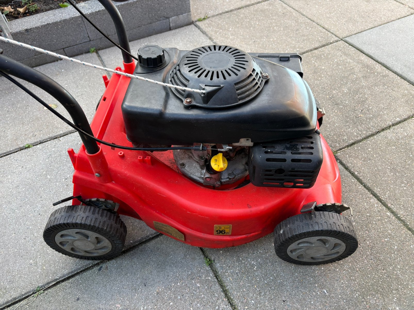 Grasmaaier BENZINE, Ophalen, Gebruikt, Benzine-grasmaaier, Opvangbak