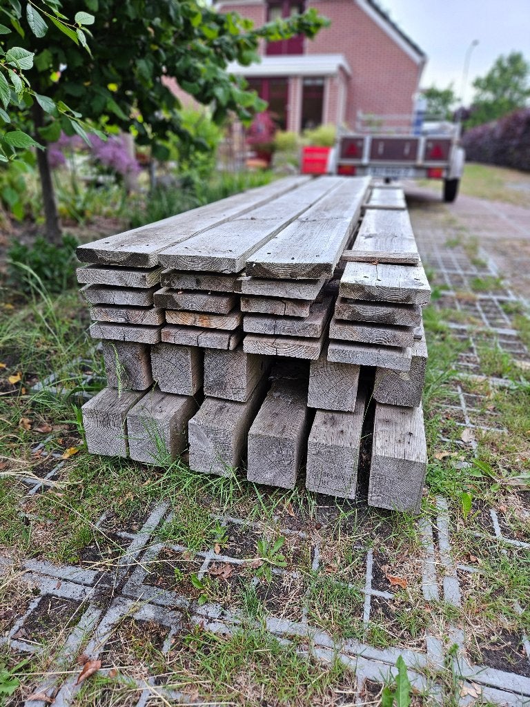Hout, Doe-het-zelf en Verbouw, Hout en Planken, Ophalen, Gebruikt, Overige typen, 200 tot 250 cm