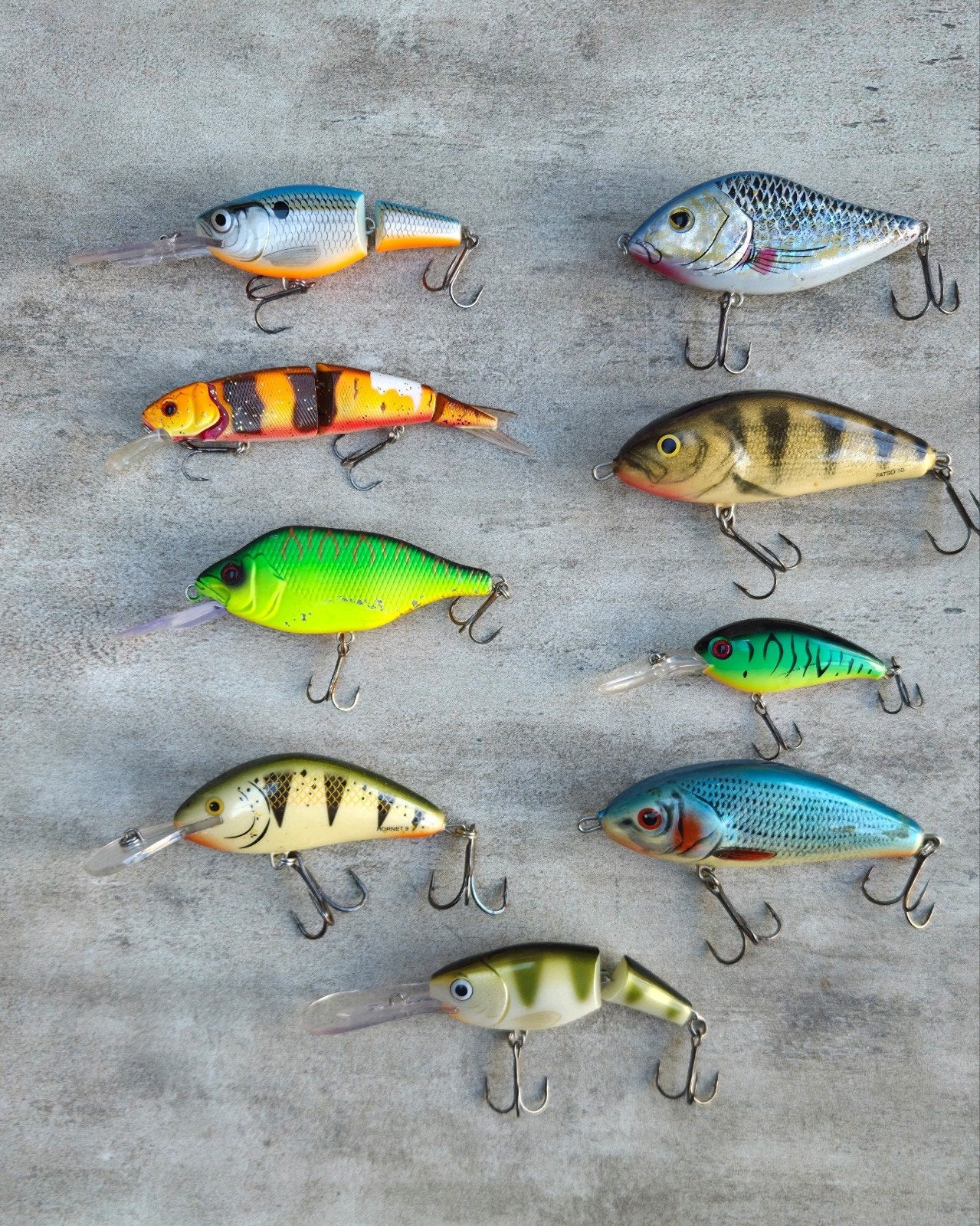 Kunstaas / roofvis pluggen rapala en Salmo, Ophalen of Verzenden, Zo goed als nieuw, Kunstaas