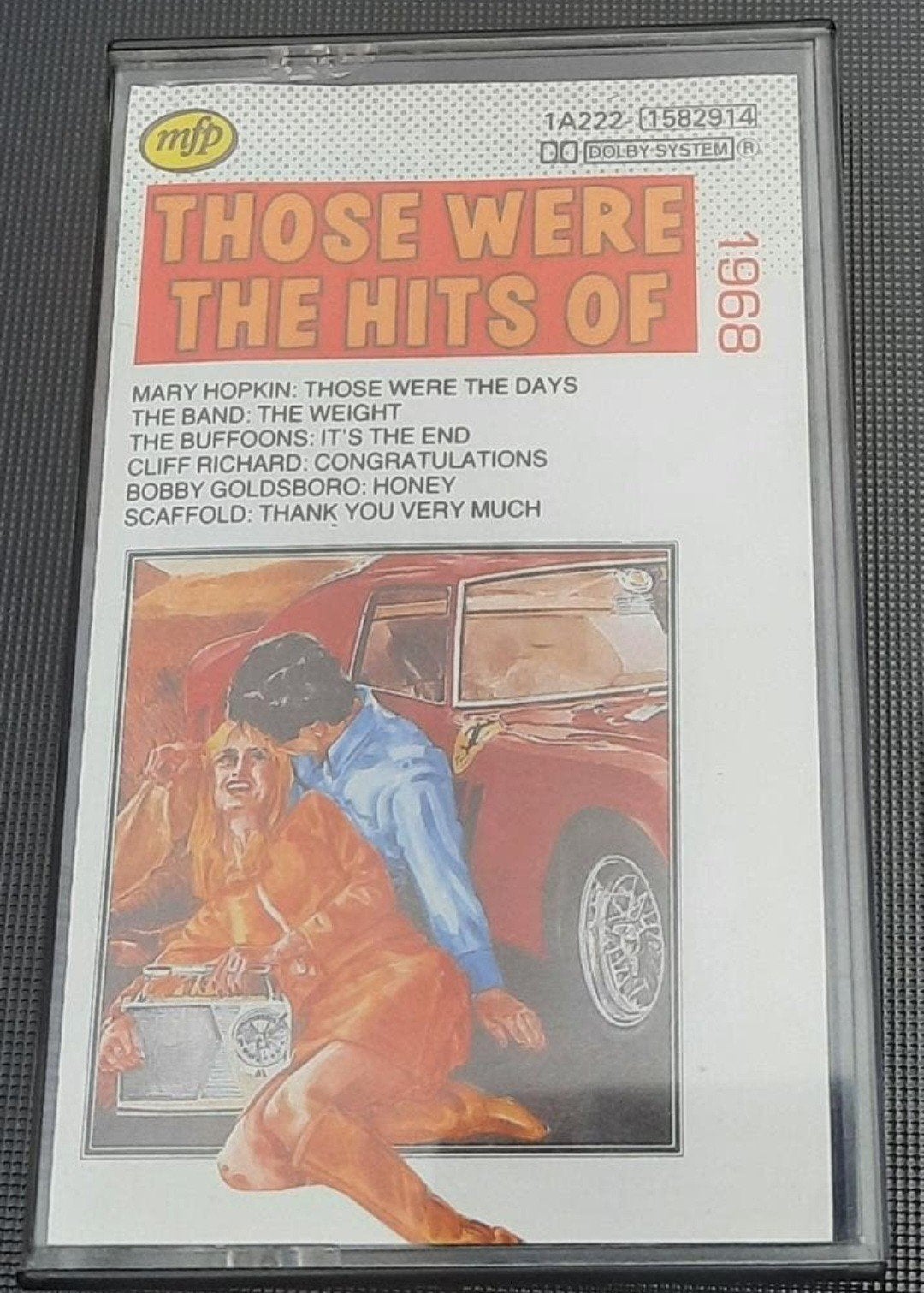 Those Were the Hits of 1968 Cassette Bandje, Cd's en Dvd's, Ophalen of Verzenden, Zo goed als nieuw, Origineel, 1 bandje