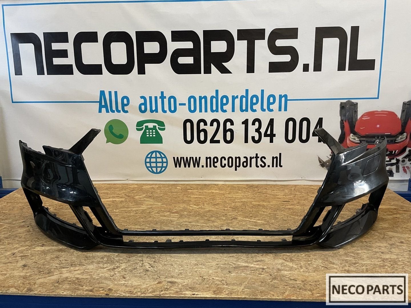 BUMPER AUDI A3 8V 8V3 FACELIFT S LINE VOORBUMPER 8V3807437AM, Gebruikt, -, -, Ophalen of Verzenden