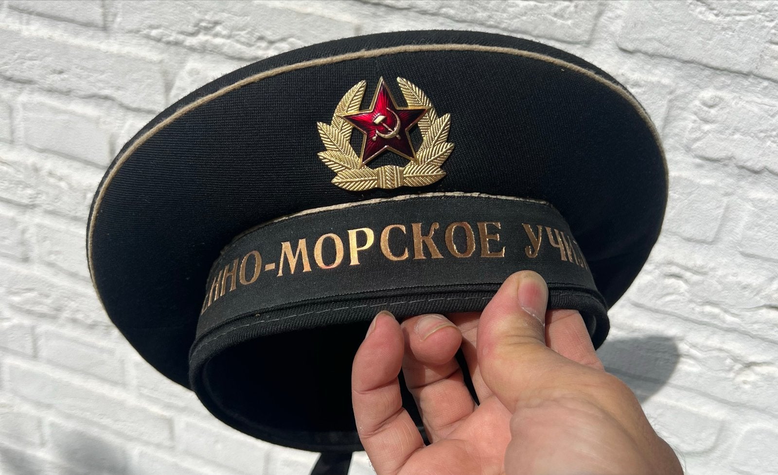 Russische Marine Baret - Maat 57 - USSR CCCP, Verzamelen, Militaria | Algemeen, Ophalen of Verzenden, Marine, Overige gebieden