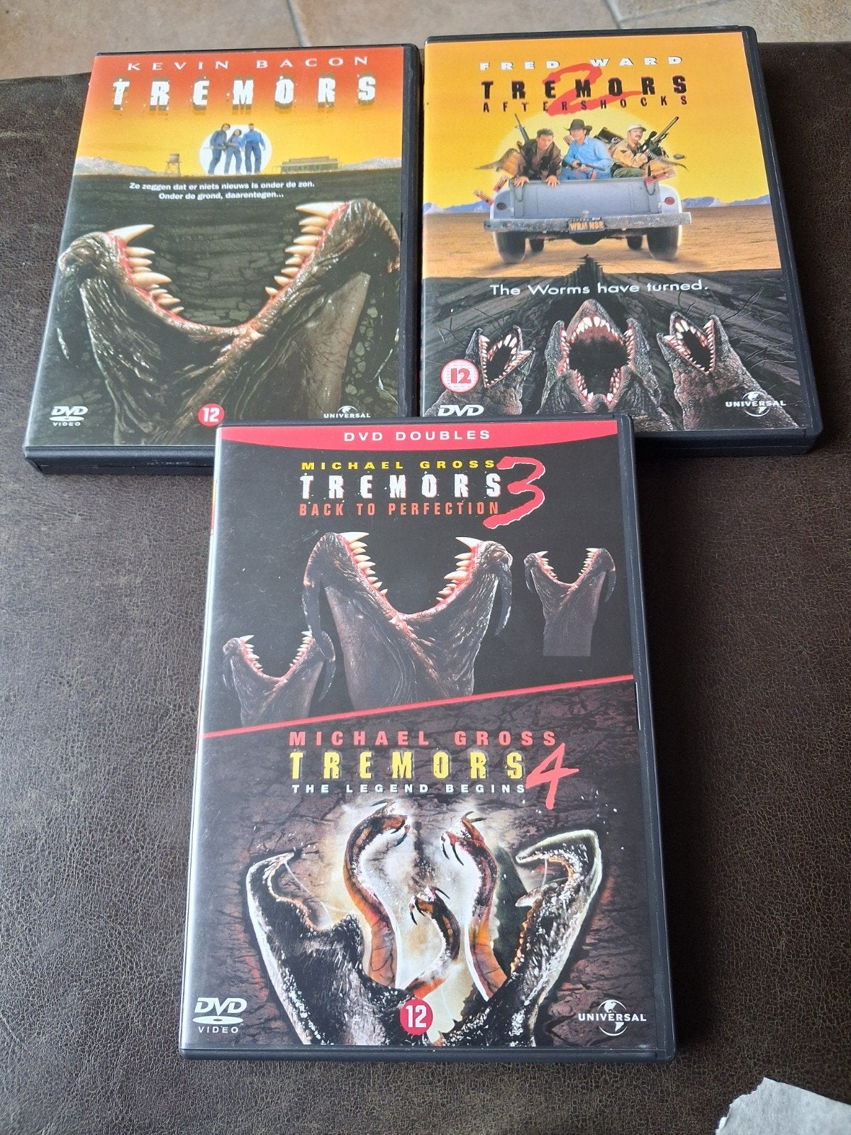 Tremors DVD Collectie - De Complete Saga (Deel 1-4), Ophalen, Nederlands, Bovennatuurlijke thriller, Vanaf 12 jaar