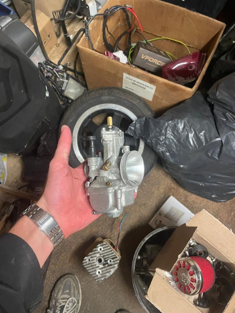 Polini 24 pwk, Ophalen, Gebruikt