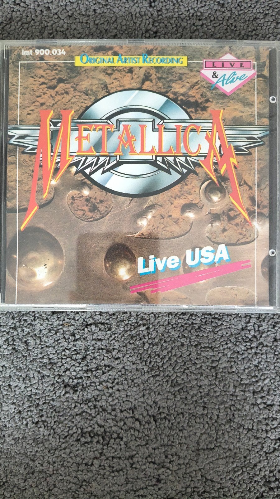 Metallica Live USA CD - Zeldzame Original Artist Recording, Ophalen of Verzenden, Gebruikt