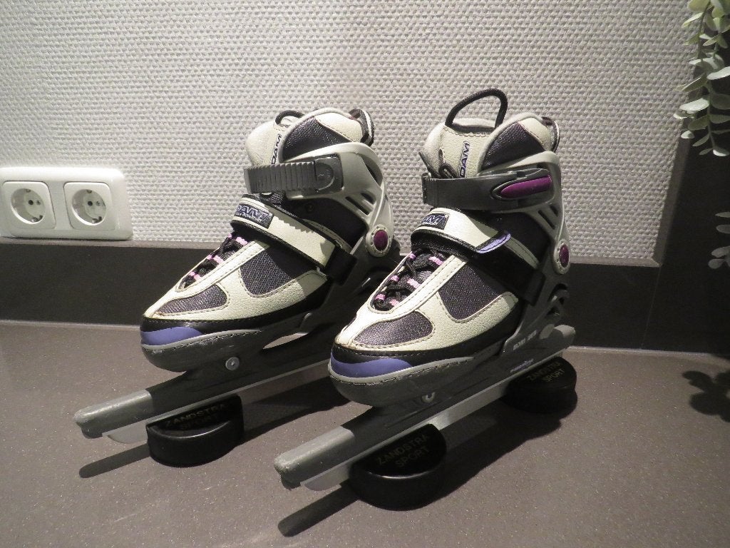 Nijdam verstelbare noren schaatsen maat 31-34, Sport en Fitness, Ophalen, Combinoren, Zo goed als nieuw, Nijdam