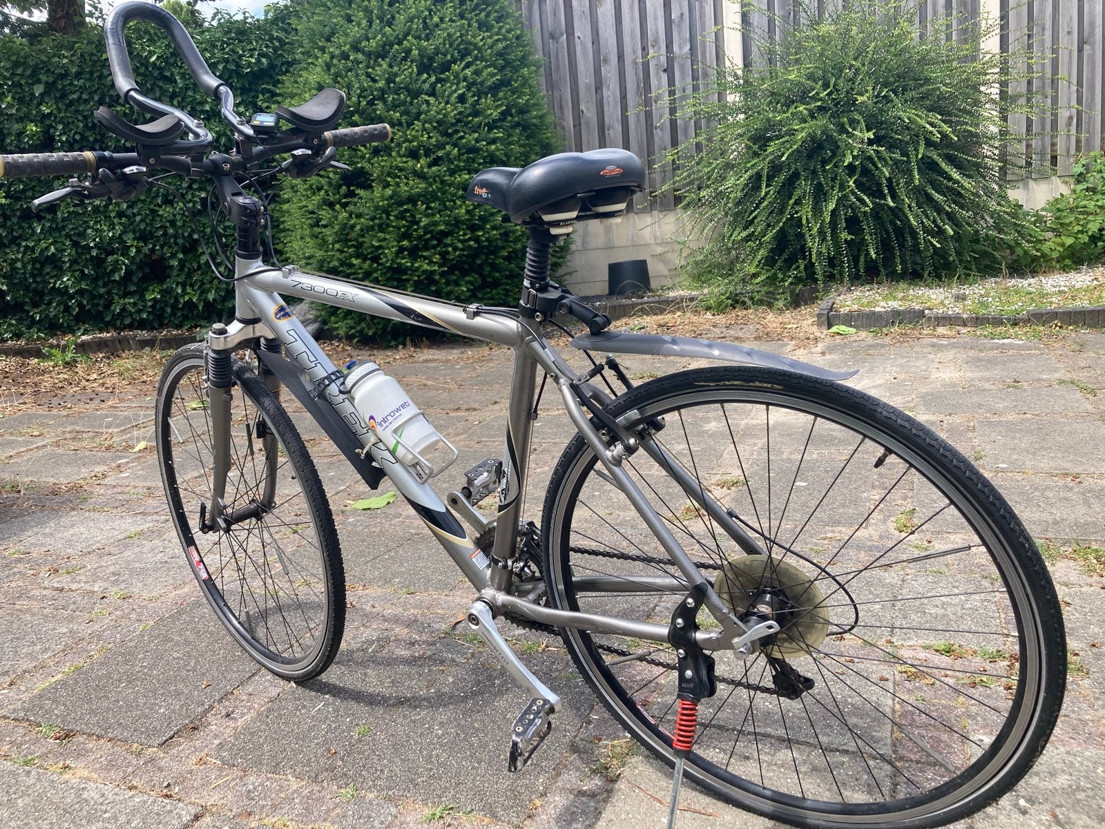 Trek sportieve Hybride Fiets met Aerobar - Goede Staat, Fietsen en Brommers, Fietsen | Heren | Sportfietsen en Toerfietsen, 28 inch