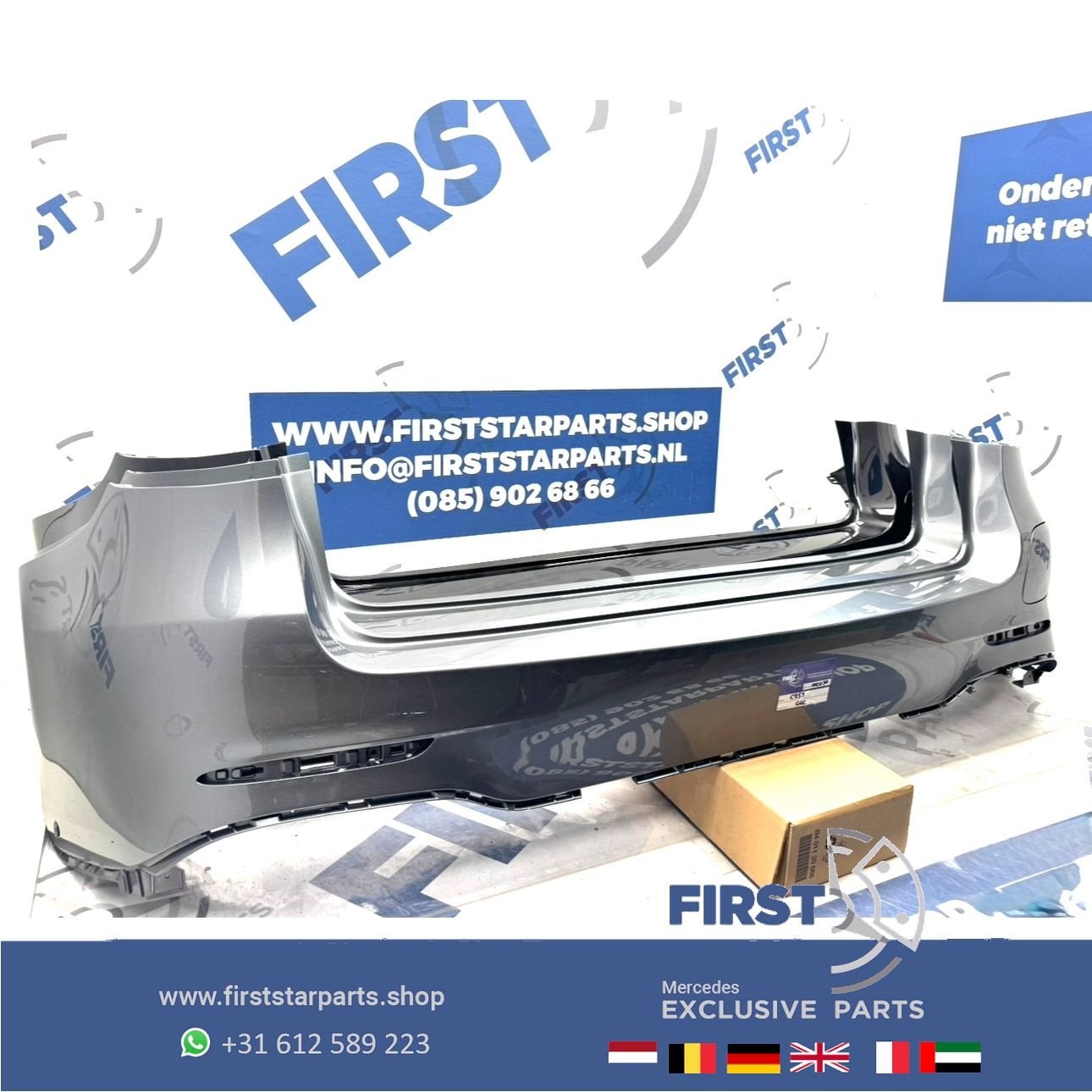 BUMPER W253 GLC AMG ACHTERBUMPER HYBRIDE Origineel Mercedes, Gebruikt, -, Ophalen of Verzenden, Achter
