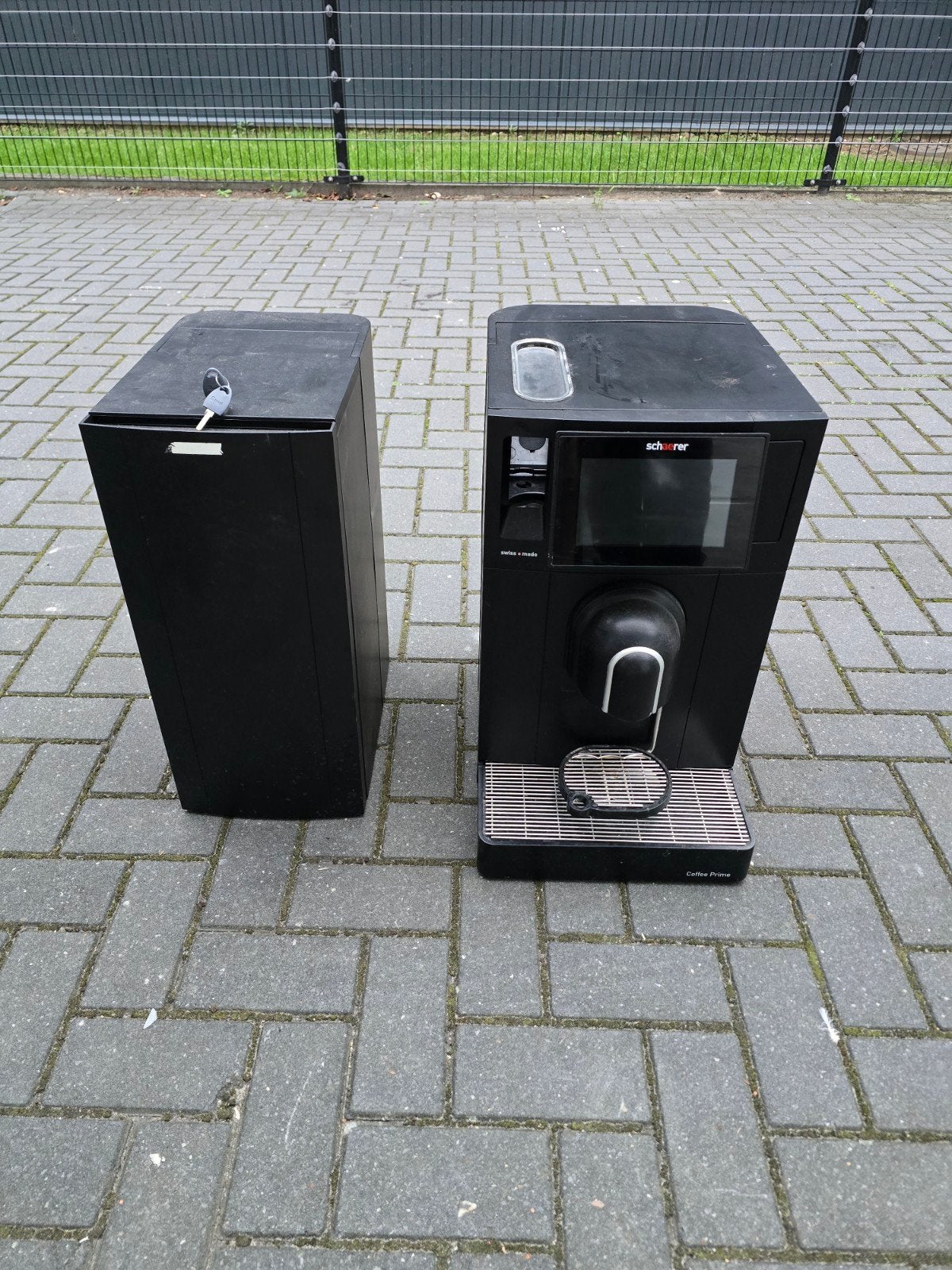 Schaerer Coffee Prime met melkkoelkast, Ophalen, Gebruikt, 10 kopjes of meer, Koffiemachine