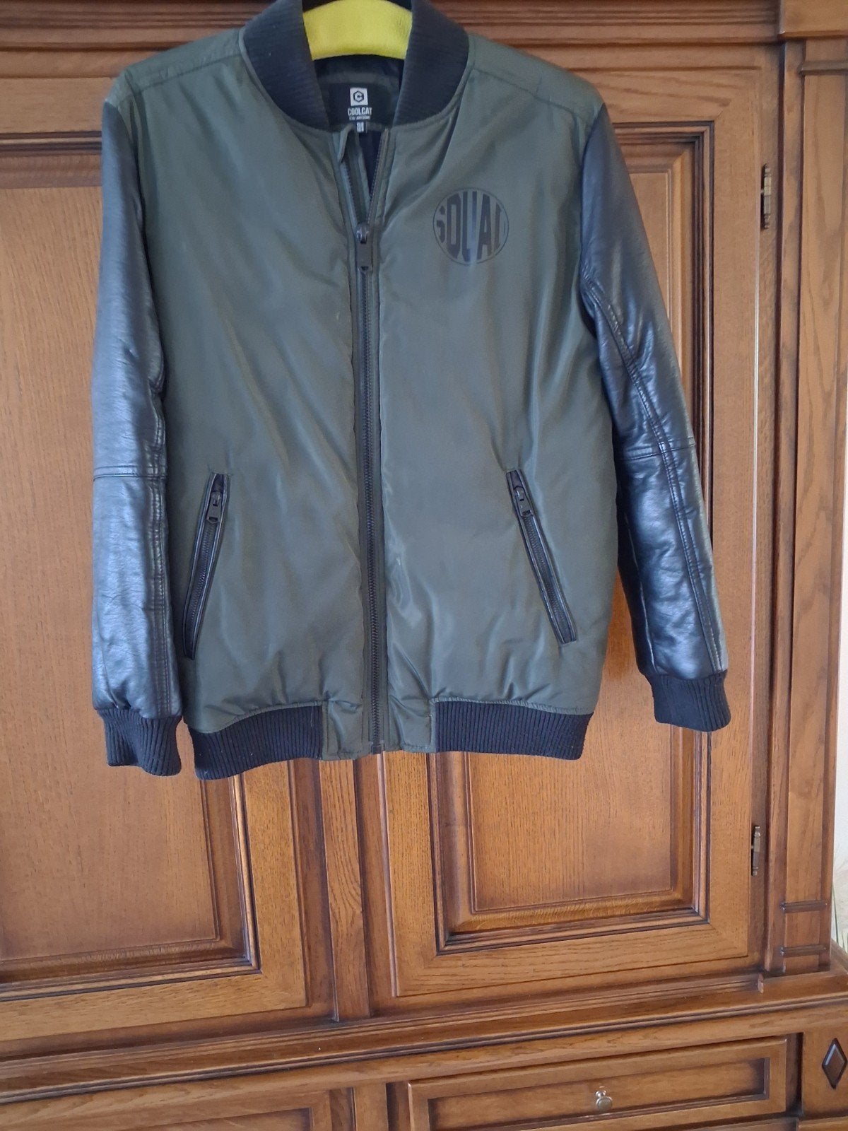 Stoere winterjas voor jongen - maat 156 - lichtgroen, Overige maten, Ophalen of Verzenden, Coolcat, Gedragen