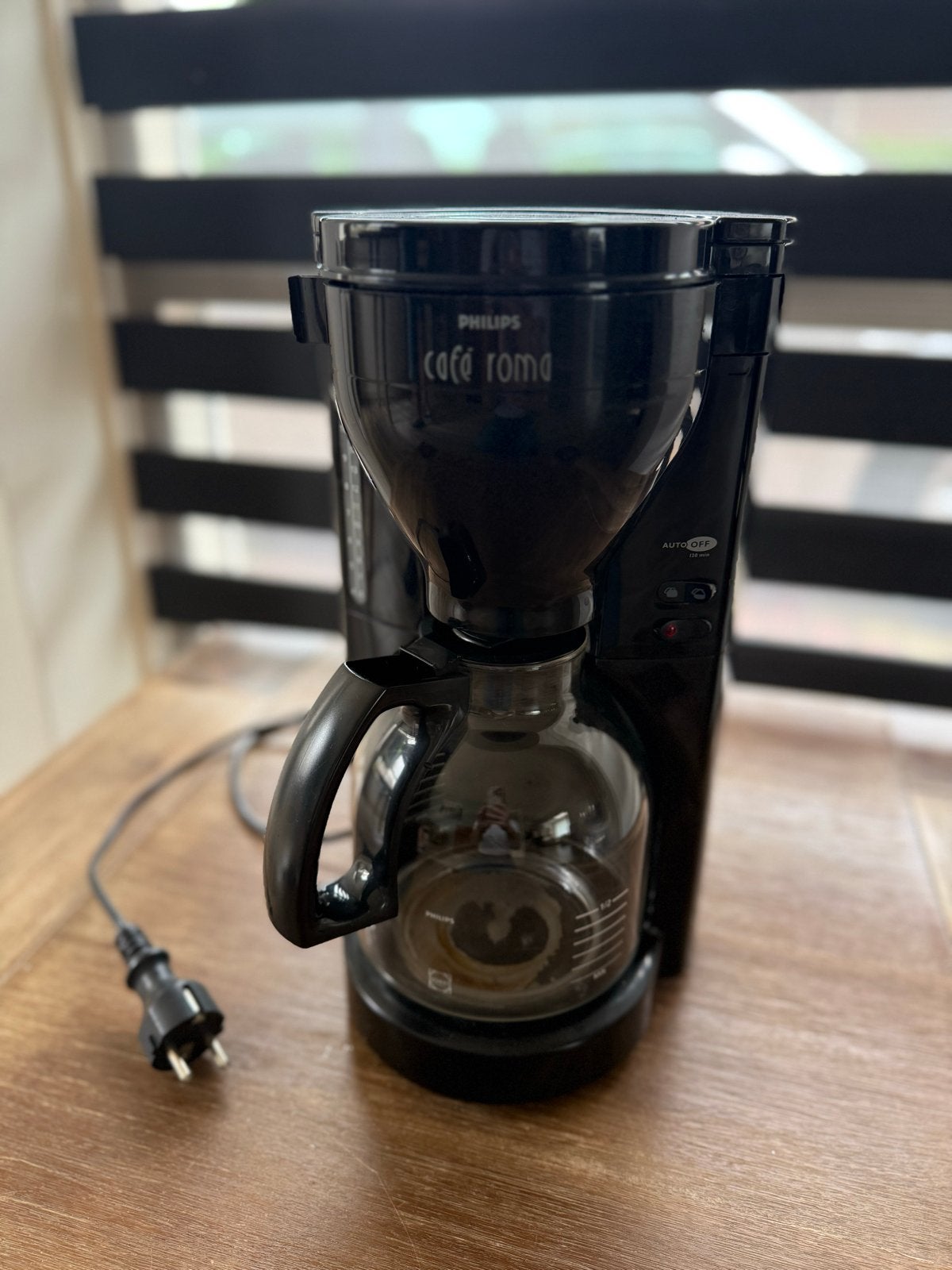Philips Café Roma Koffiezetapparaat - Zwart, Witgoed en Apparatuur, Ophalen, Gebruikt, Koffiemachine, Gemalen koffie