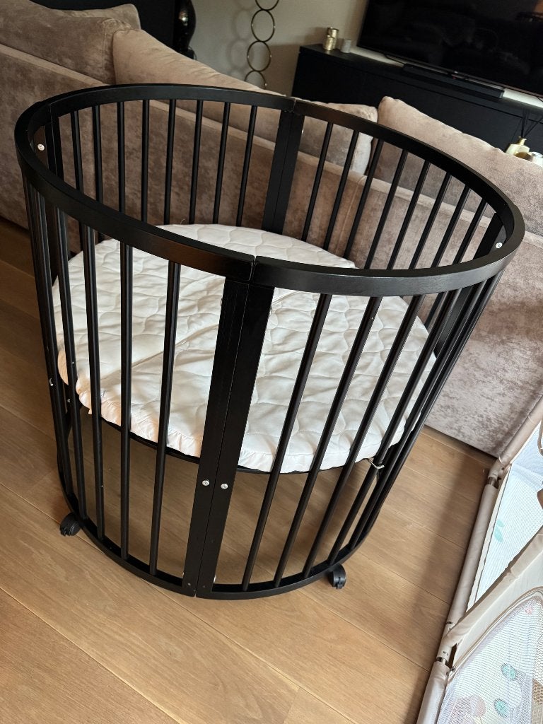 Baby box, Kinderen en Baby's, Ophalen, Zo goed als nieuw, Rond, In hoogte verstelbaar