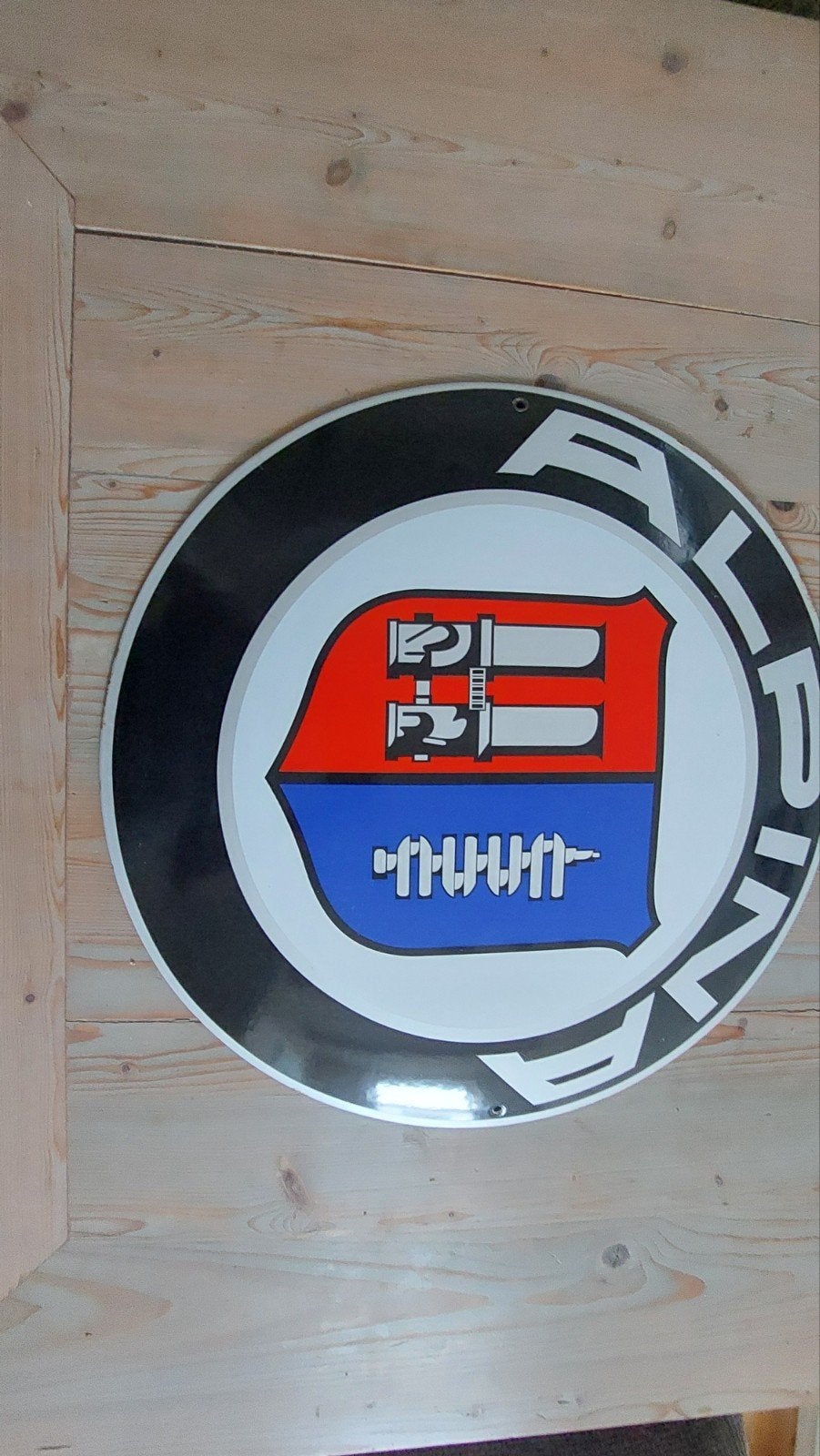 Emaile bord, Ophalen of Verzenden, Gebruikt, Reclamebord