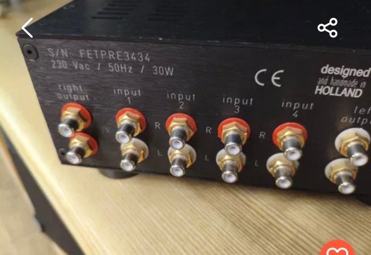Pink Faun FET PRE Q-version Voorversterker GEVRAAGD!, Gebruikt, Ophalen, Overige merken, Minder dan 60 watt