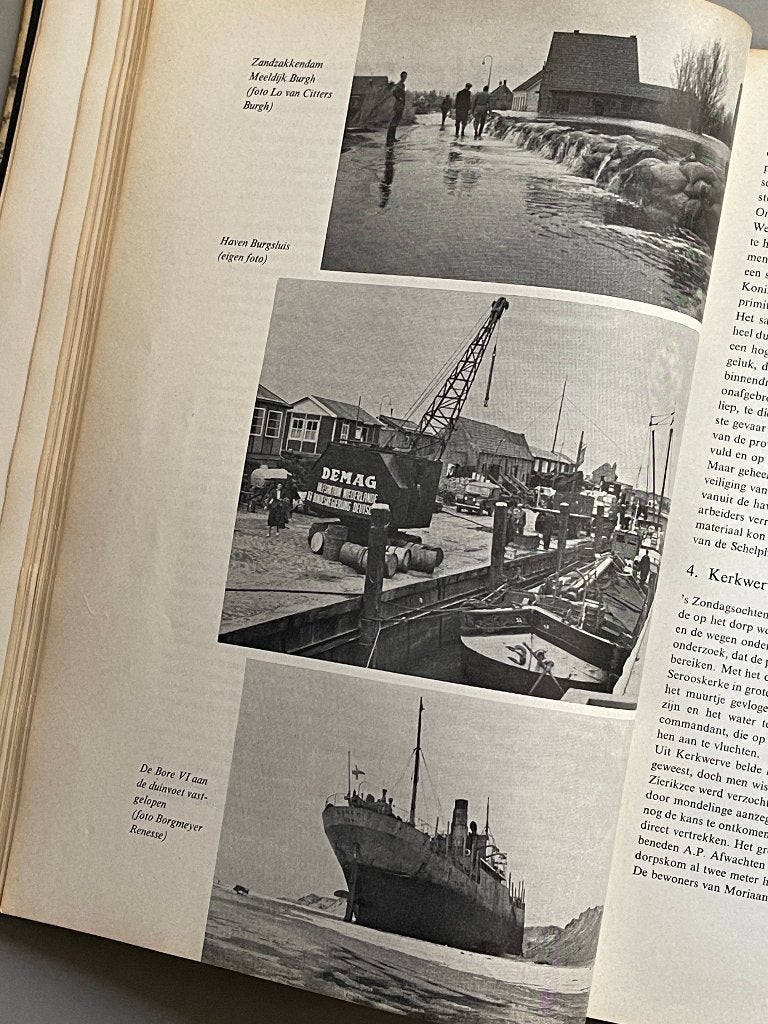 GEKWELDE GROND. Schouwen-Duiveland in ramp en herstel. 1958, Boeken, Ophalen of Verzenden, 20e eeuw of later, Zo goed als nieuw
