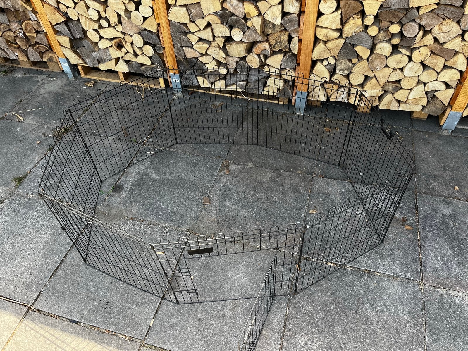 Opvouwbare metalen dierenrem met deur, Kooi, Minder dan 75 cm, Konijn, Ophalen