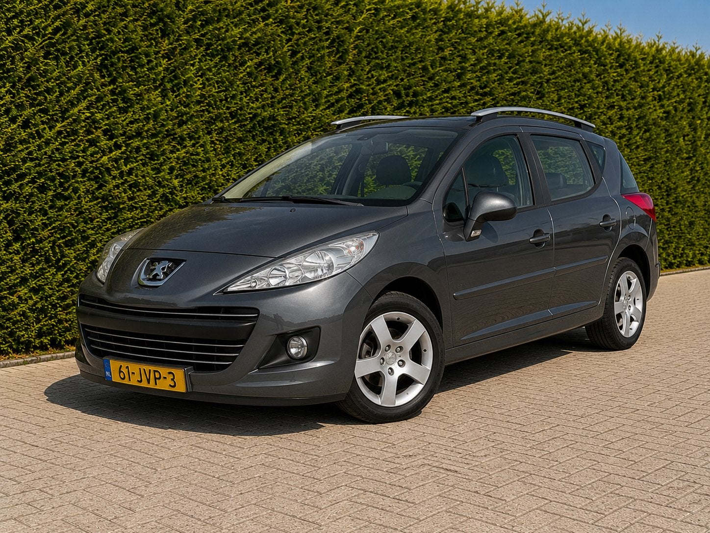 Peugeot 207 1.6 16V SW Outdoor 2009 Grijs DEALERONDERHOUDEN, Voorwielaandrijving, 4 cilinders, Origineel Nederlands, Handgeschakeld