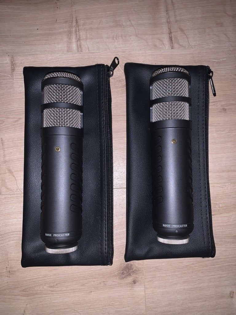 Complete podcast set: 2x Rode Procaster + PreSonus 26c, Ophalen of Verzenden, Zo goed als nieuw, Studiomicrofoon