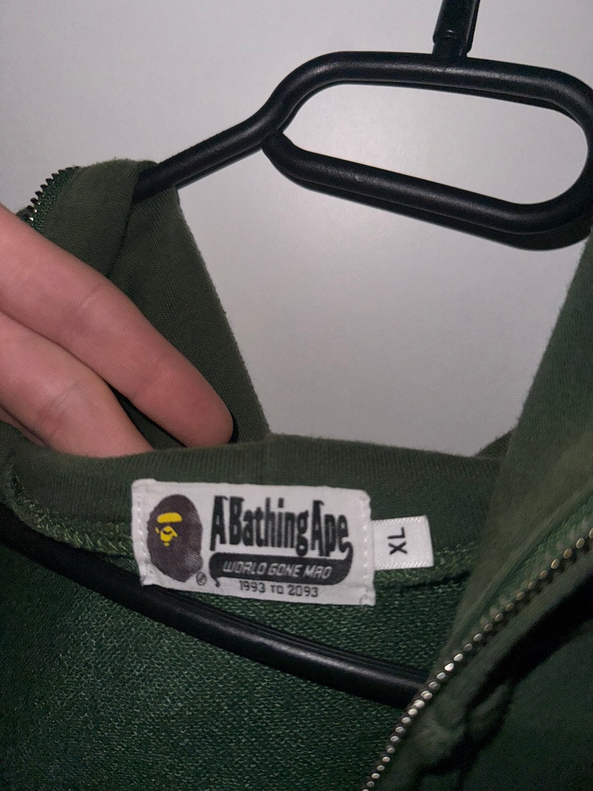 OG A Bathing Ape Hoodie (Xl-L) (2015-2017) - Groen XL, Ophalen of Verzenden, Gedragen, Maat 52/54 (L), Groen
