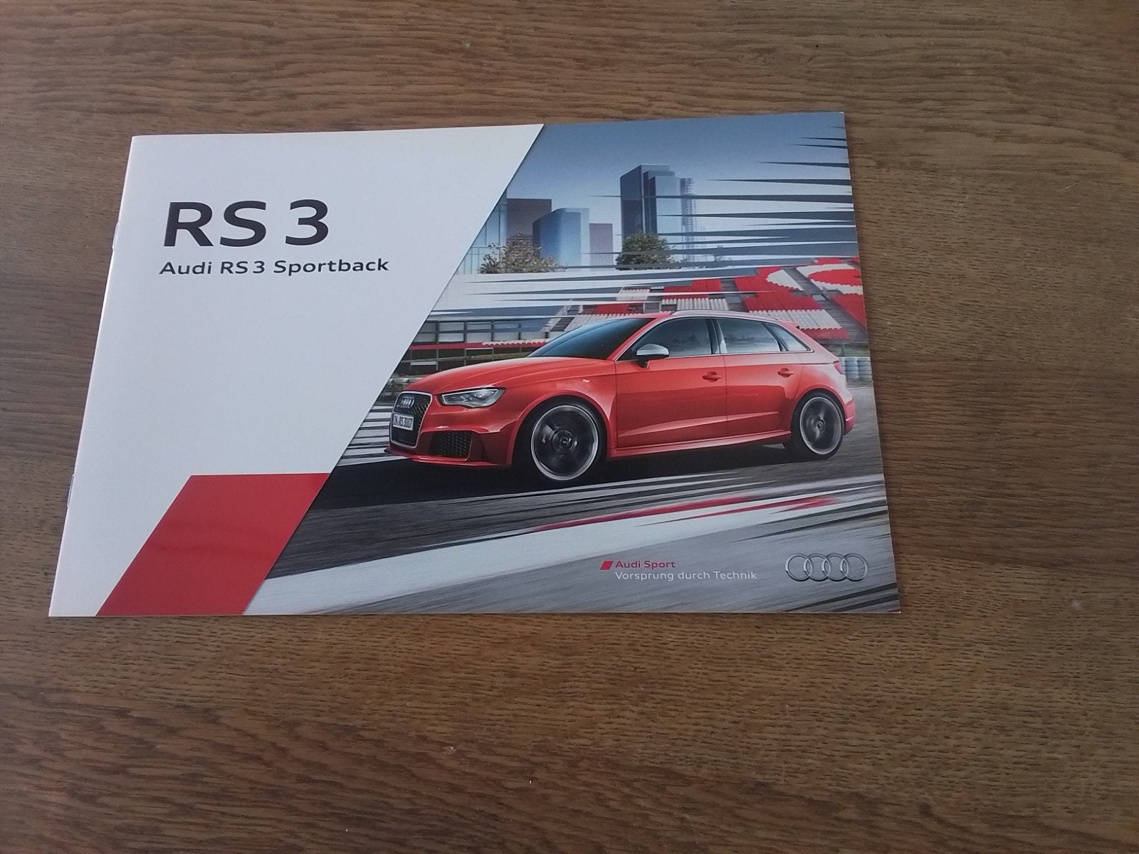 Folder Audi RS 3 Sportback 2015, Boeken, Ophalen of Verzenden, Audi