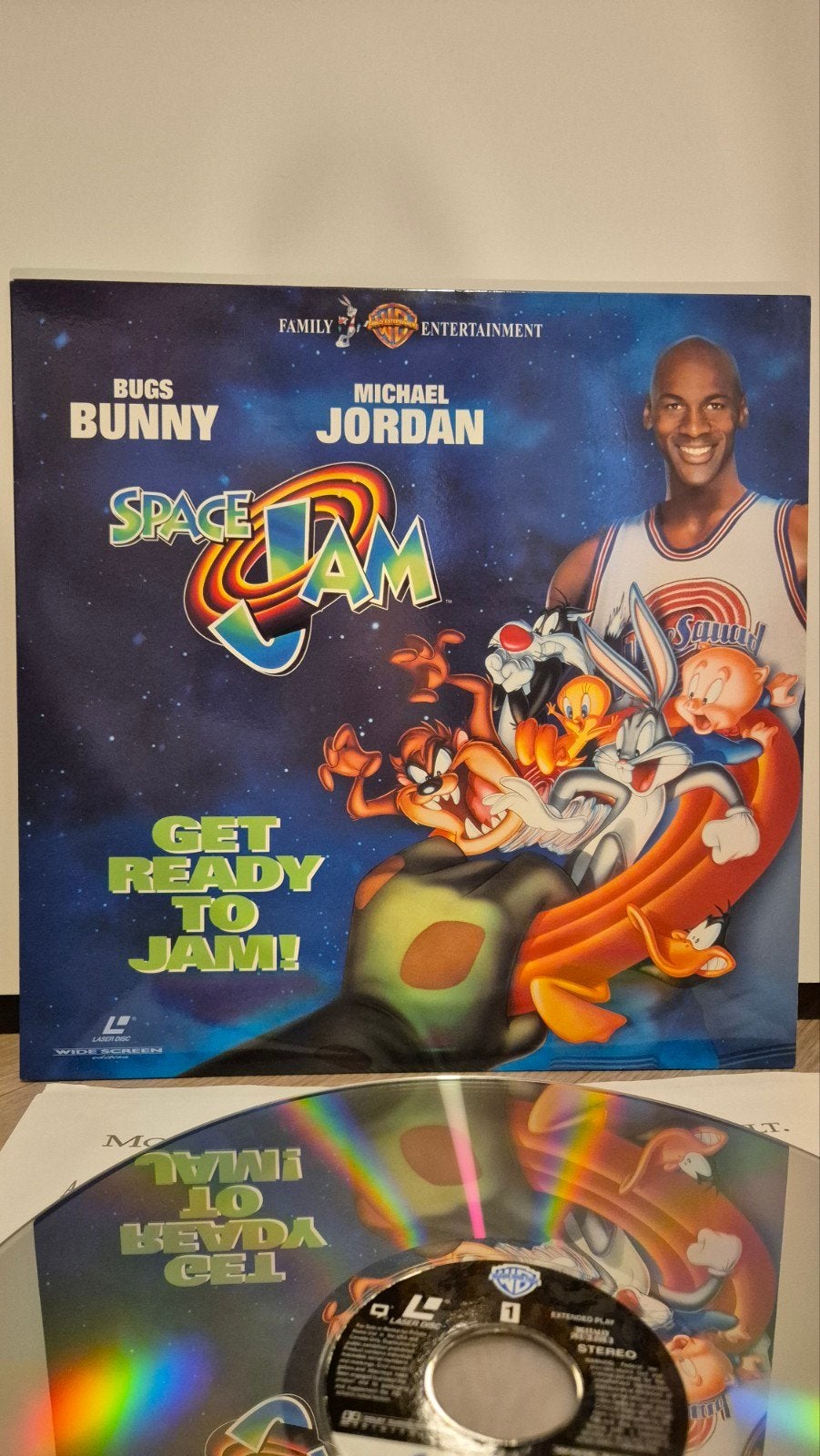 Space Jam Ac-3 Laserdisc, Film en Theater, Ophalen of Verzenden, Zo goed als nieuw, Overige typen
