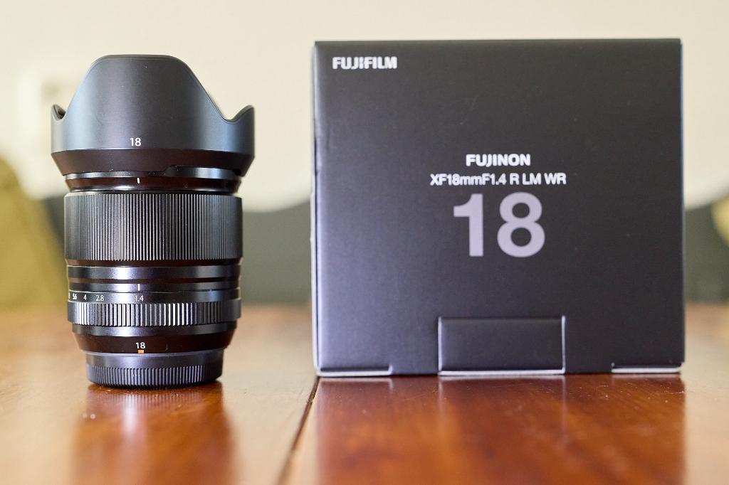 Fujifilm XF18mmF1.4 R LM WR, Ophalen, Zo goed als nieuw, Groothoeklens