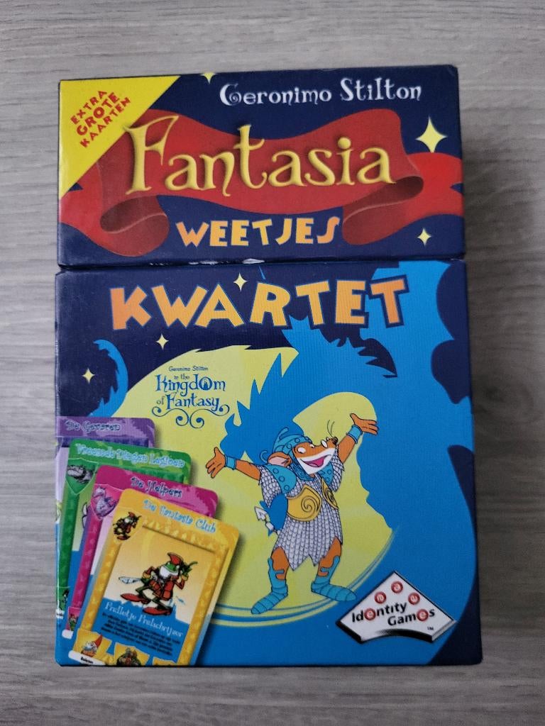Geronimo Stilton Fantasia Weetjes kwartet, Ophalen of Verzenden, Zo goed als nieuw, Kwartet(ten)