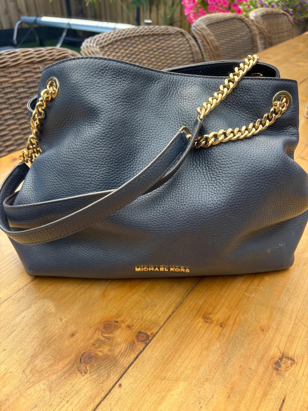 Orginel michael kors tas, Sieraden, Tassen en Uiterlijk, Tassen | Damestassen, Ophalen of Verzenden, Zo goed als nieuw, Blauw