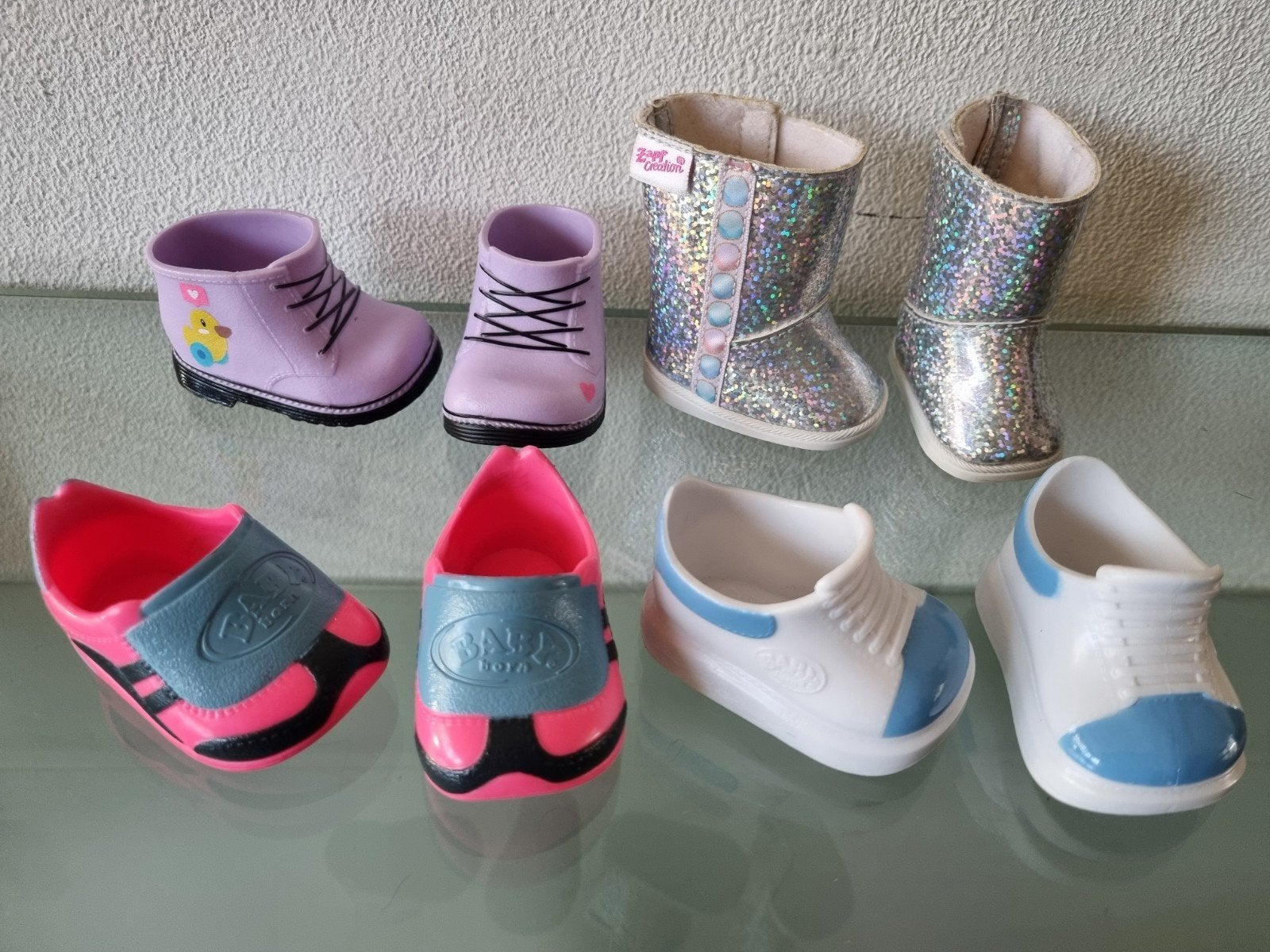 Orig, 4 Paar, BABY BORN SCHOENTJES, Div, Zie Foto's, Inwst!, Ophalen of Verzenden, Zo goed als nieuw, Overige typen