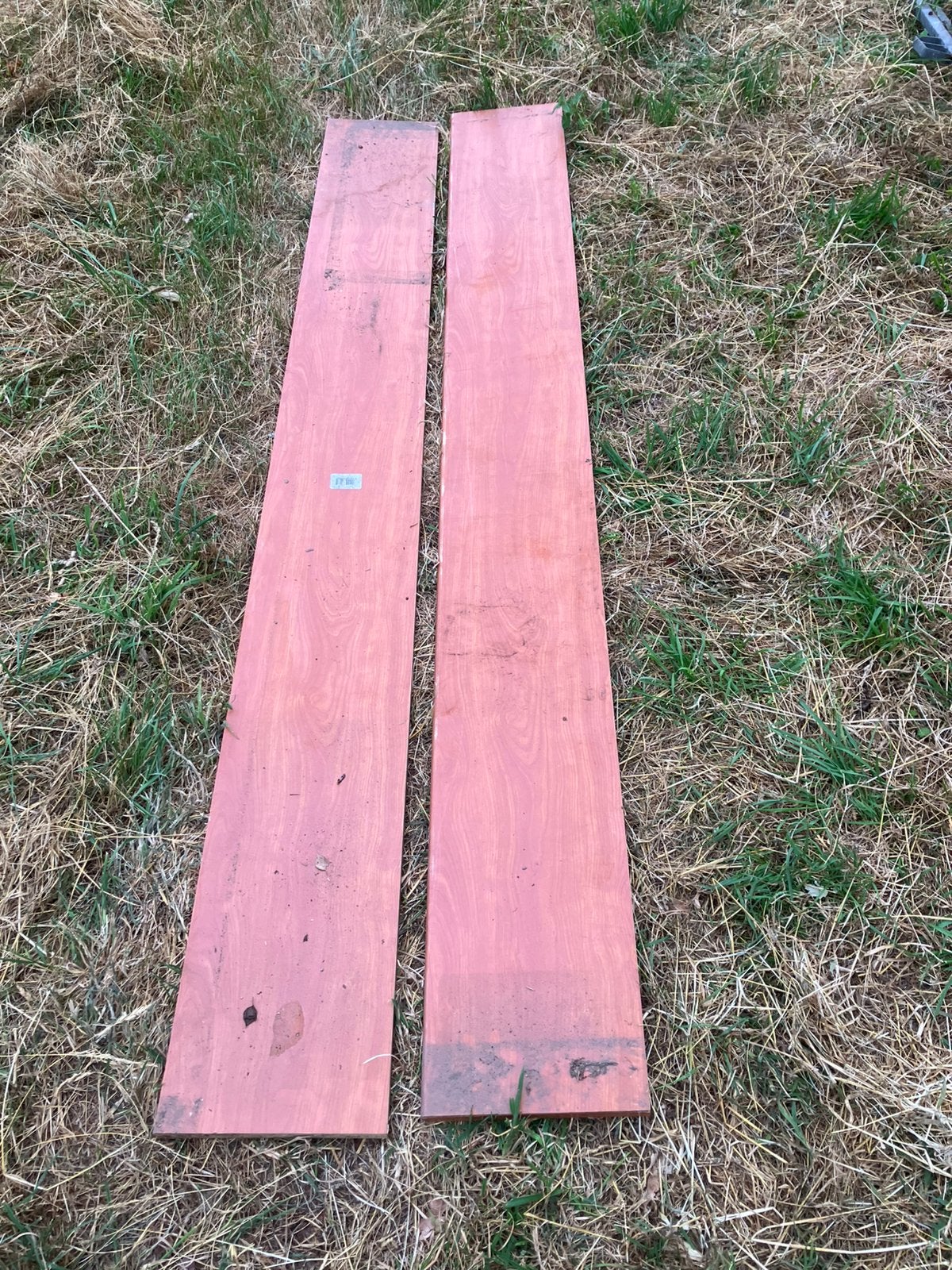 2 panelen 30x249cm 30mm dik, Ophalen, Overige materialen, Vensterbanken, Zo goed als nieuw
