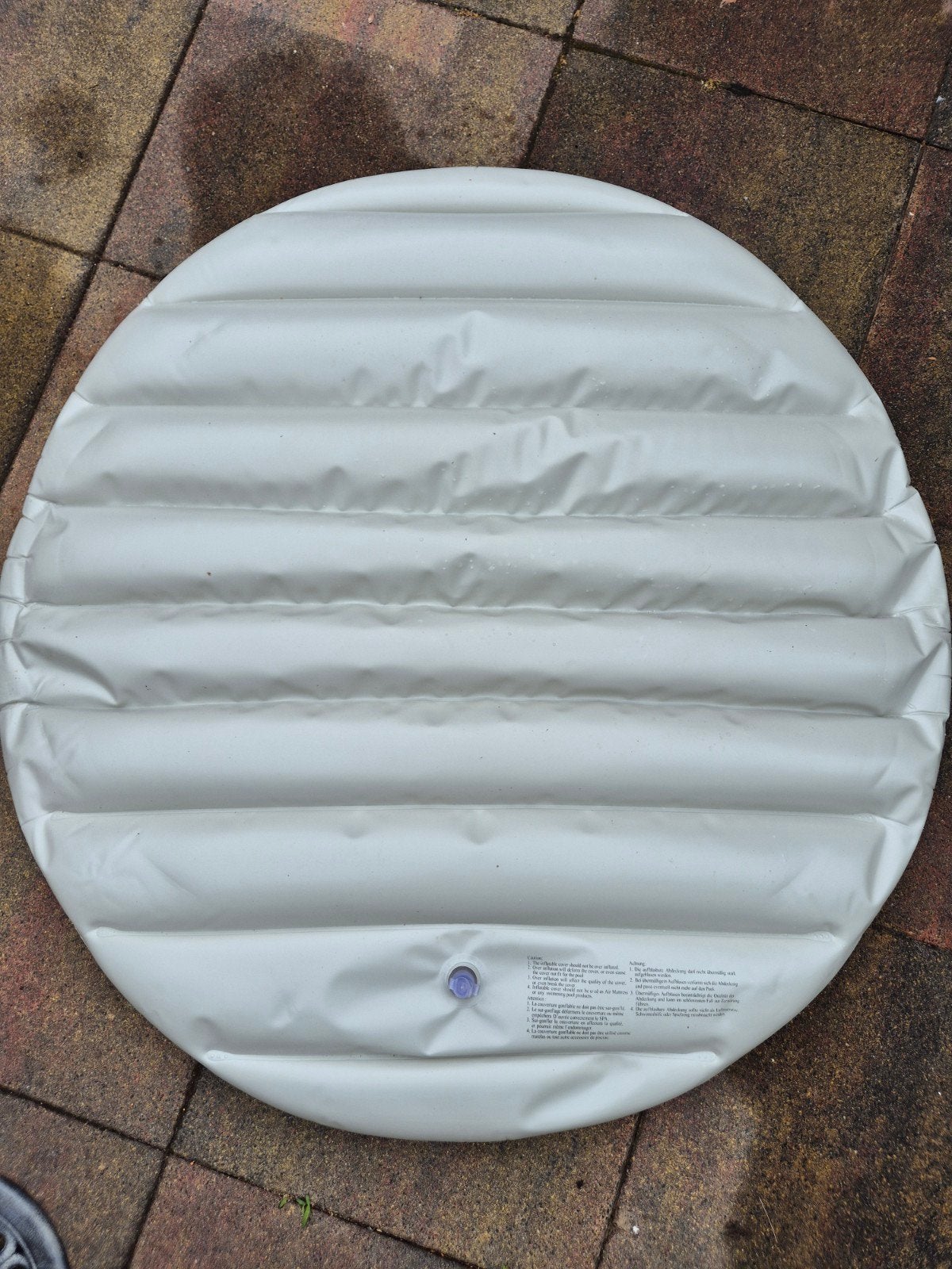 Opblaasbare isolatie deksel voor spa - Ø 140 cm, Ophalen, Minder dan 80 cm, Overige typen, Rond
