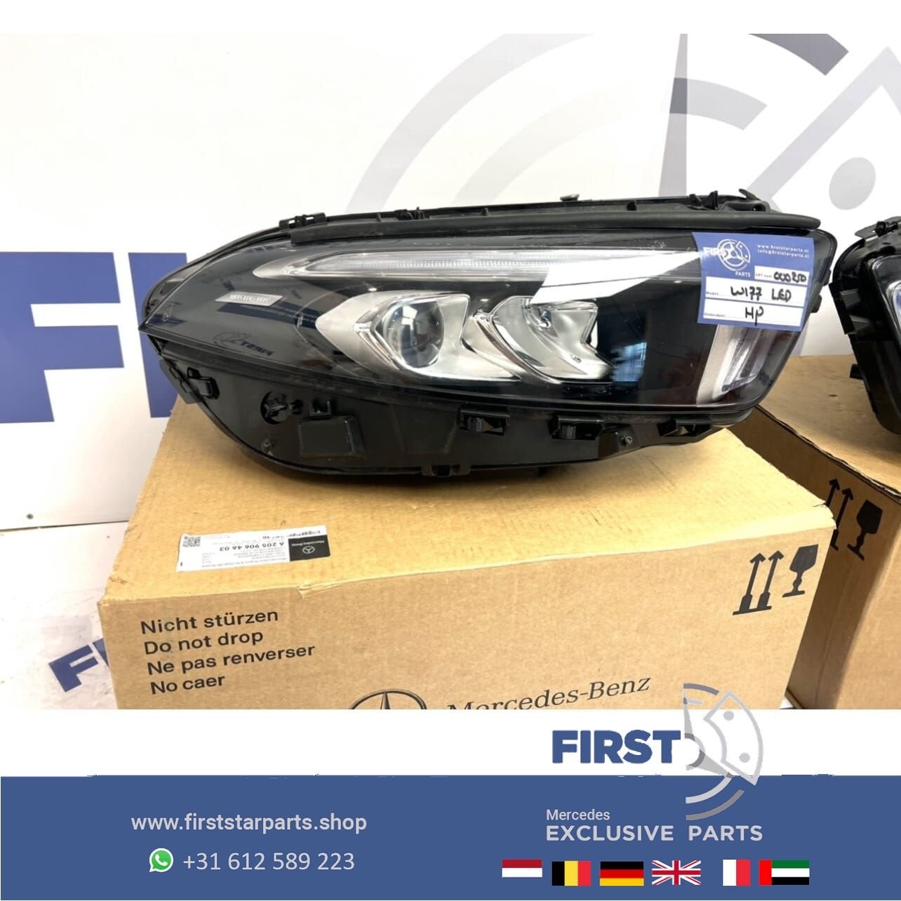 W177 A Klasse HIGH PERFORMANCE koplamp SET LINKS RECHTS 2018, Gebruikt, -, Ophalen of Verzenden, -