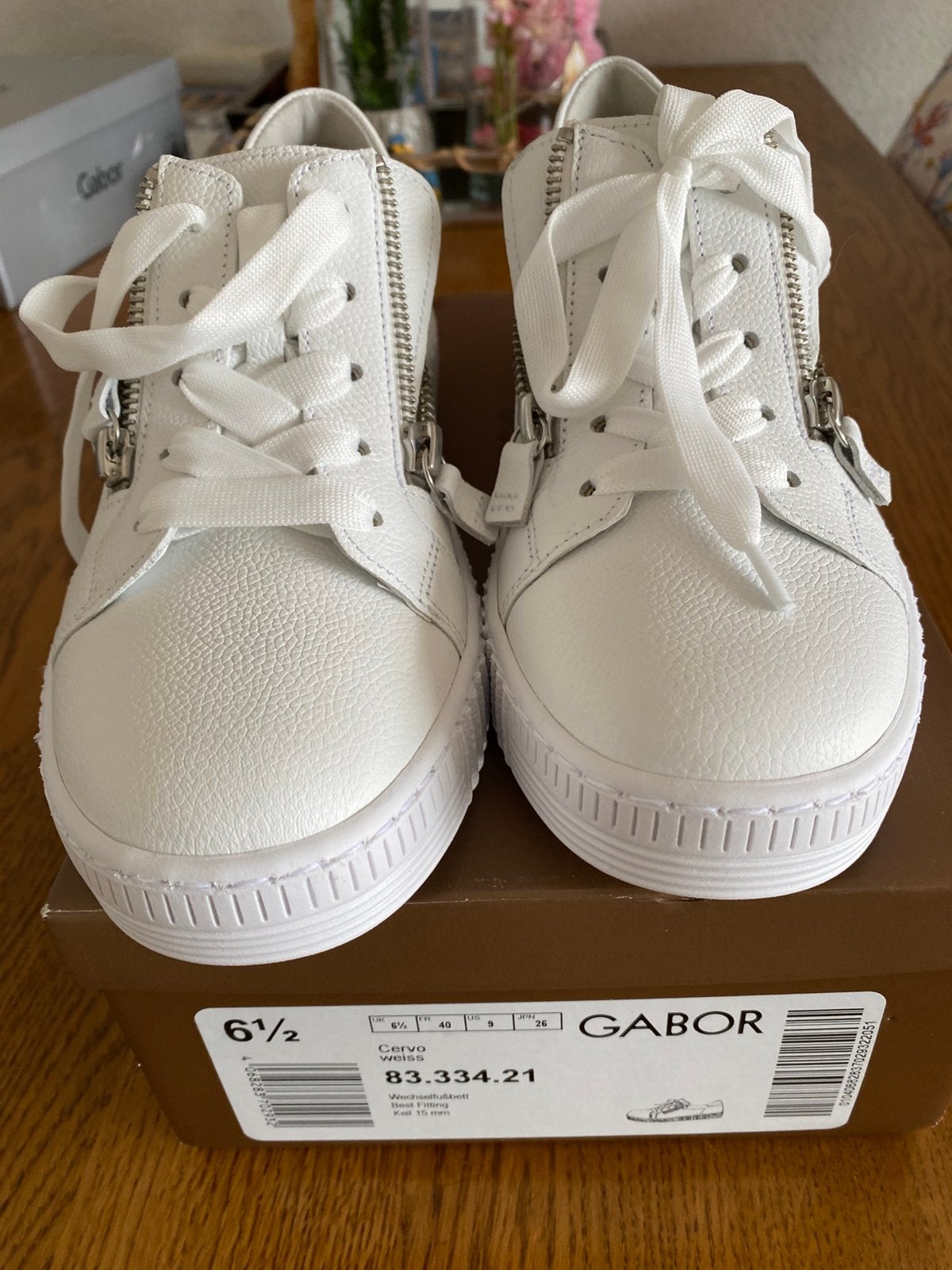 Gabor damessneakers wit splinternieuw maat 40, Wit, Nieuw, Ophalen of Verzenden, Sneakers of Gympen