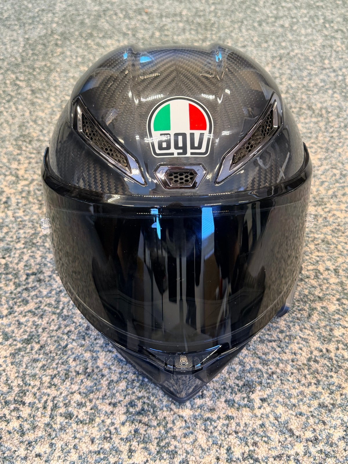AGV Integraalhelm Maat M met Cardo Packtalk Edge, Motoren, M, Heren, Ophalen of Verzenden, Tweedehands