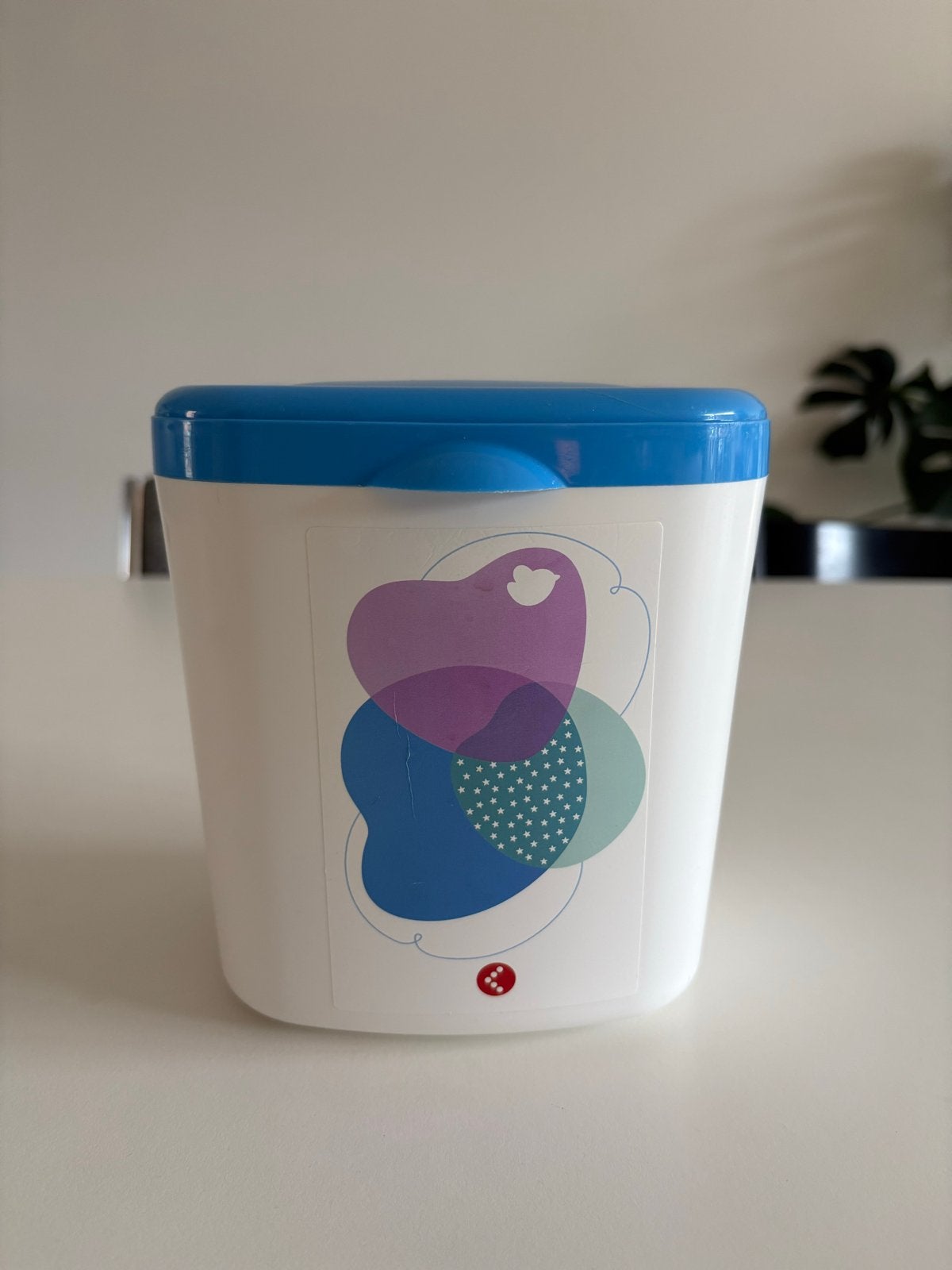 Kruidvat melkpoeder bewaardoos met afstrijkrand, Kinderen en Baby's, Ophalen, Zo goed als nieuw