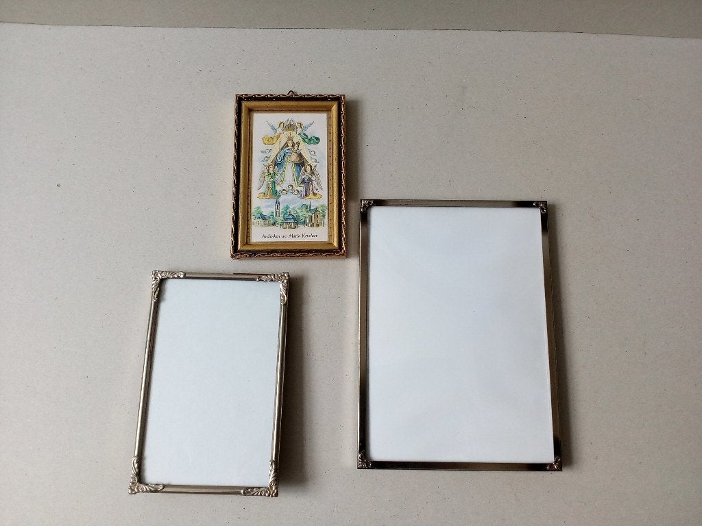 Fotolijstjes/schilderijtje.Brocante/vintage.Prijs p/st.vanaf, Ophalen of Verzenden