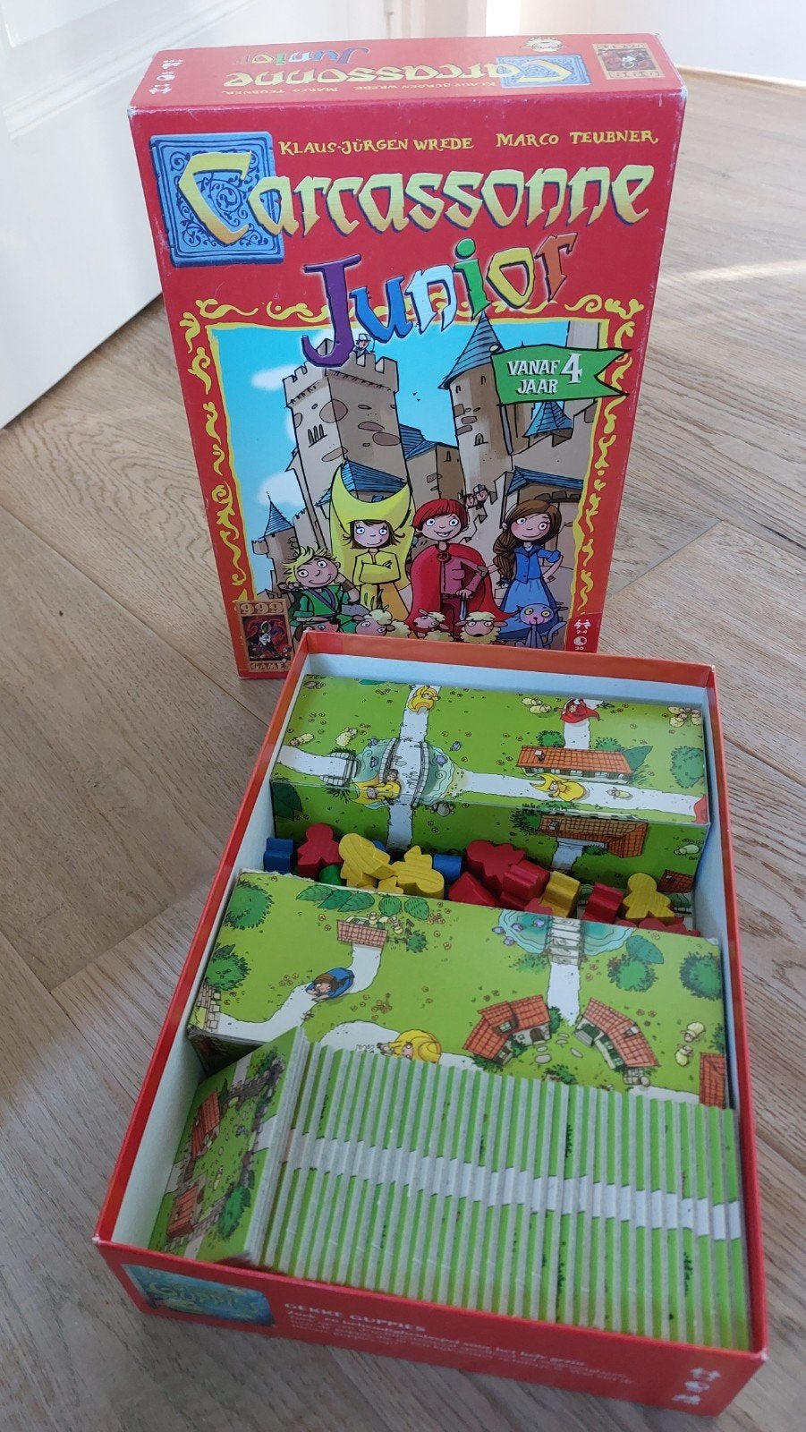 carcassonne junior, Hobby en Vrije tijd, Gezelschapsspellen | Bordspellen, Ophalen of Verzenden, Gebruikt