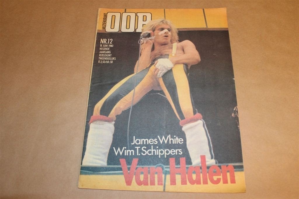 Muziekkrant Oor - 1980 - Van Halen, Boeken, Tijdschriften en Kranten, Ophalen of Verzenden, Zo goed als nieuw, Muziek, Film of Tv